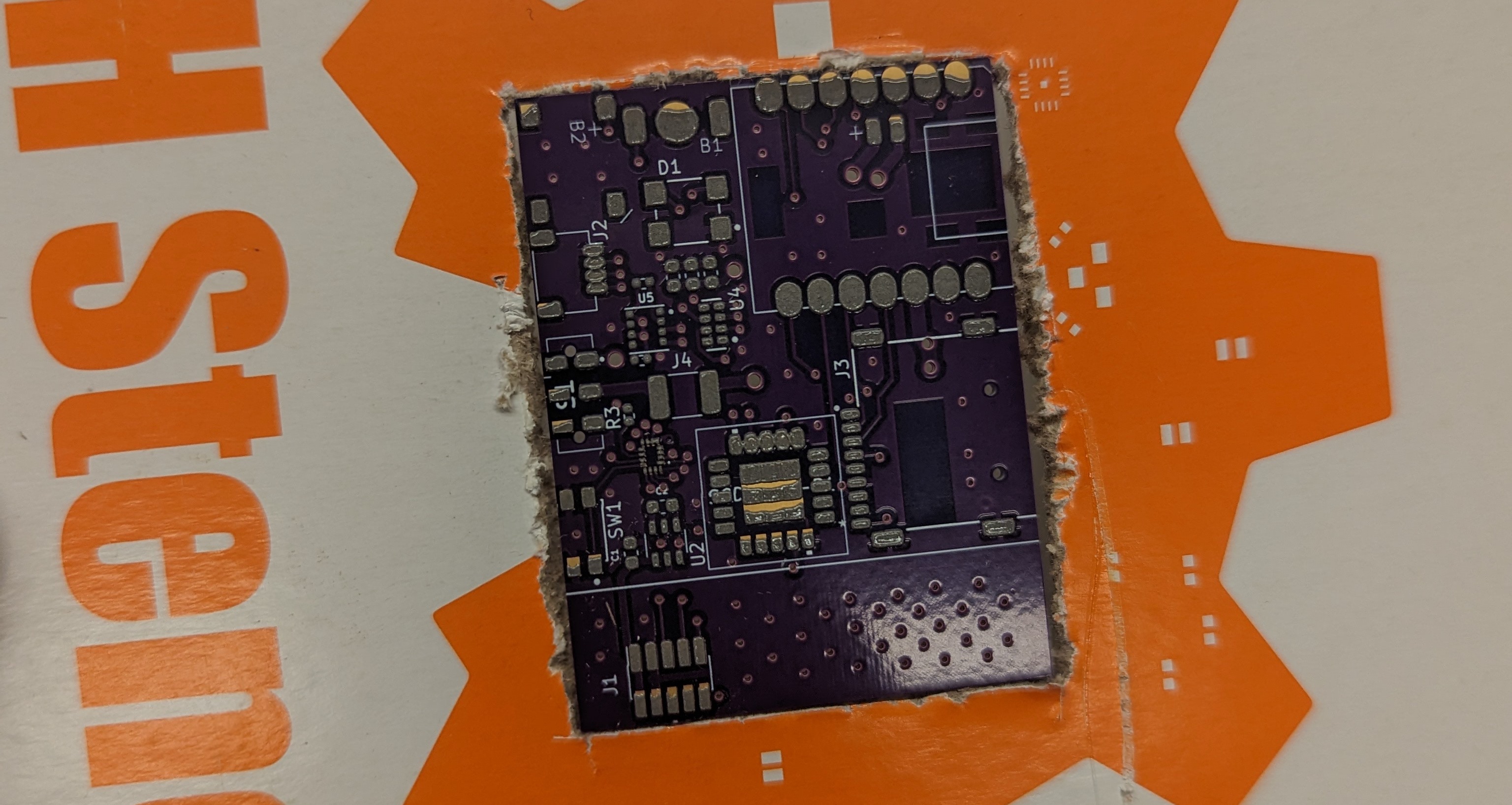 stenciled PCB